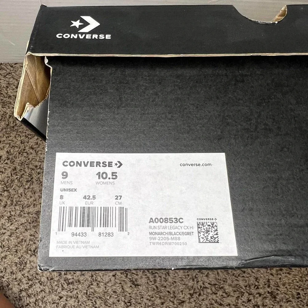 Chuck Taylor Converse Run Star Legacy Size 9 - Picture 6 of 6